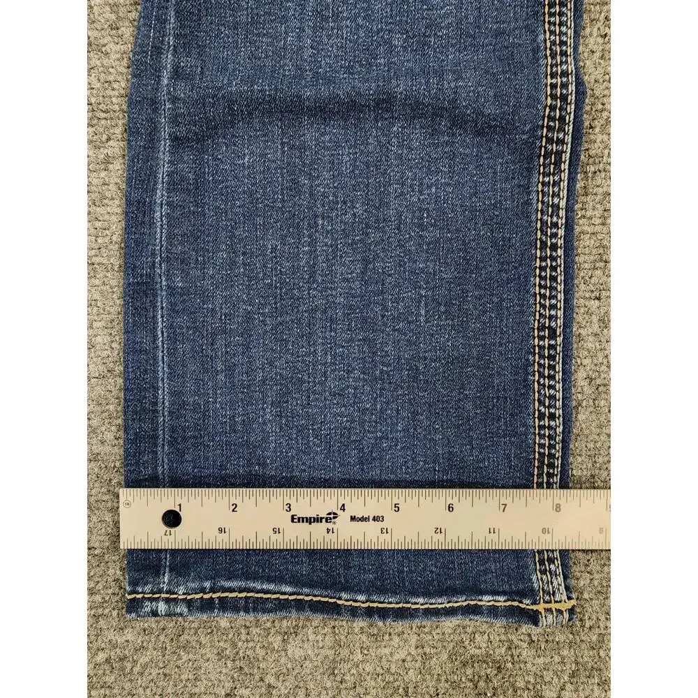 BKE Aiden Men's 30x32 Slim Fit Bootcut Stretch Blue Jeans Denim ABS21401